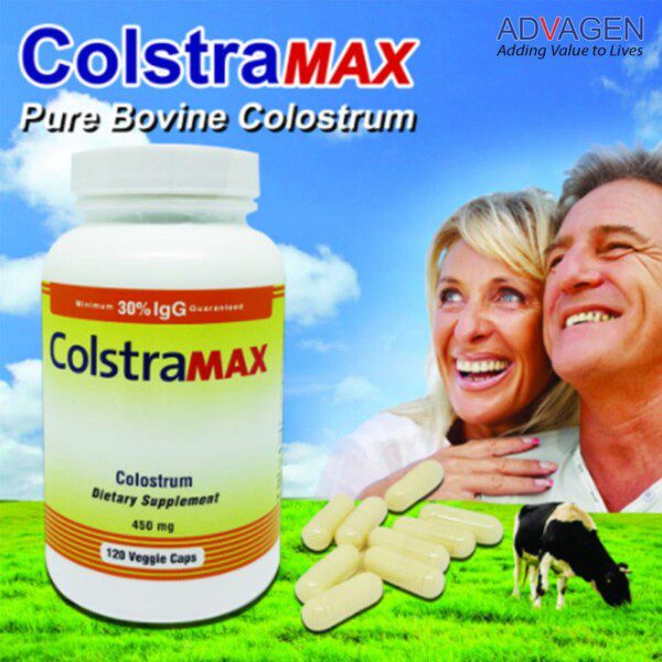 Colstramax 450mg capsule 120s - Pure bovine colostrum (Halal)