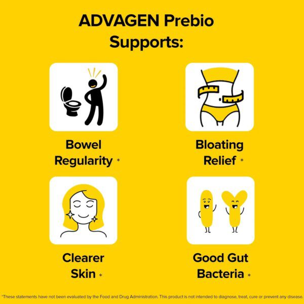 [Bundle of 6] Fibrosol ADVAGEN Prebiotic 5g sachets 30s- Soluble Prebiotic Fiber Supplement (Halal)