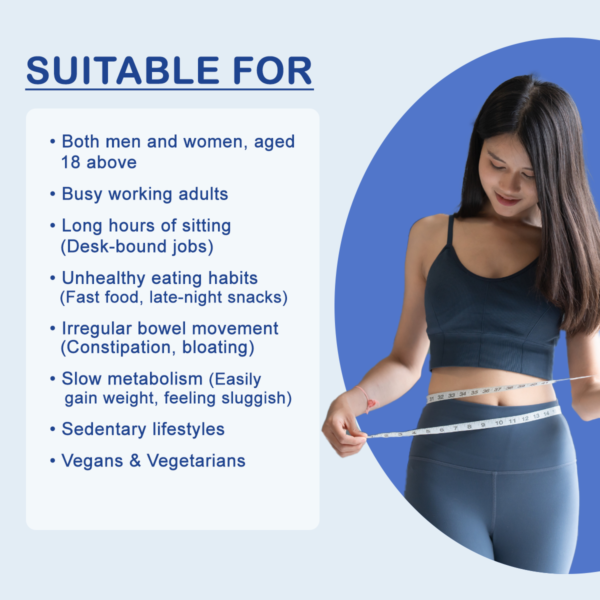 [Bundle of 2] ADVAGEN PrebioTrim – The Dual Power of Prebiotic and Heat-treated Probiotic | Supports Healthy Weight Management & Relieves Constipation Related Bloating | 30 Sachets